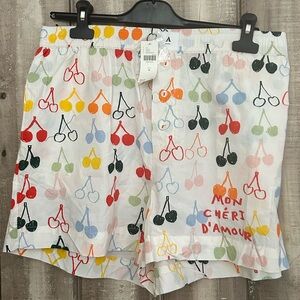 NWT Anthropologie Wren boxer shorts, M